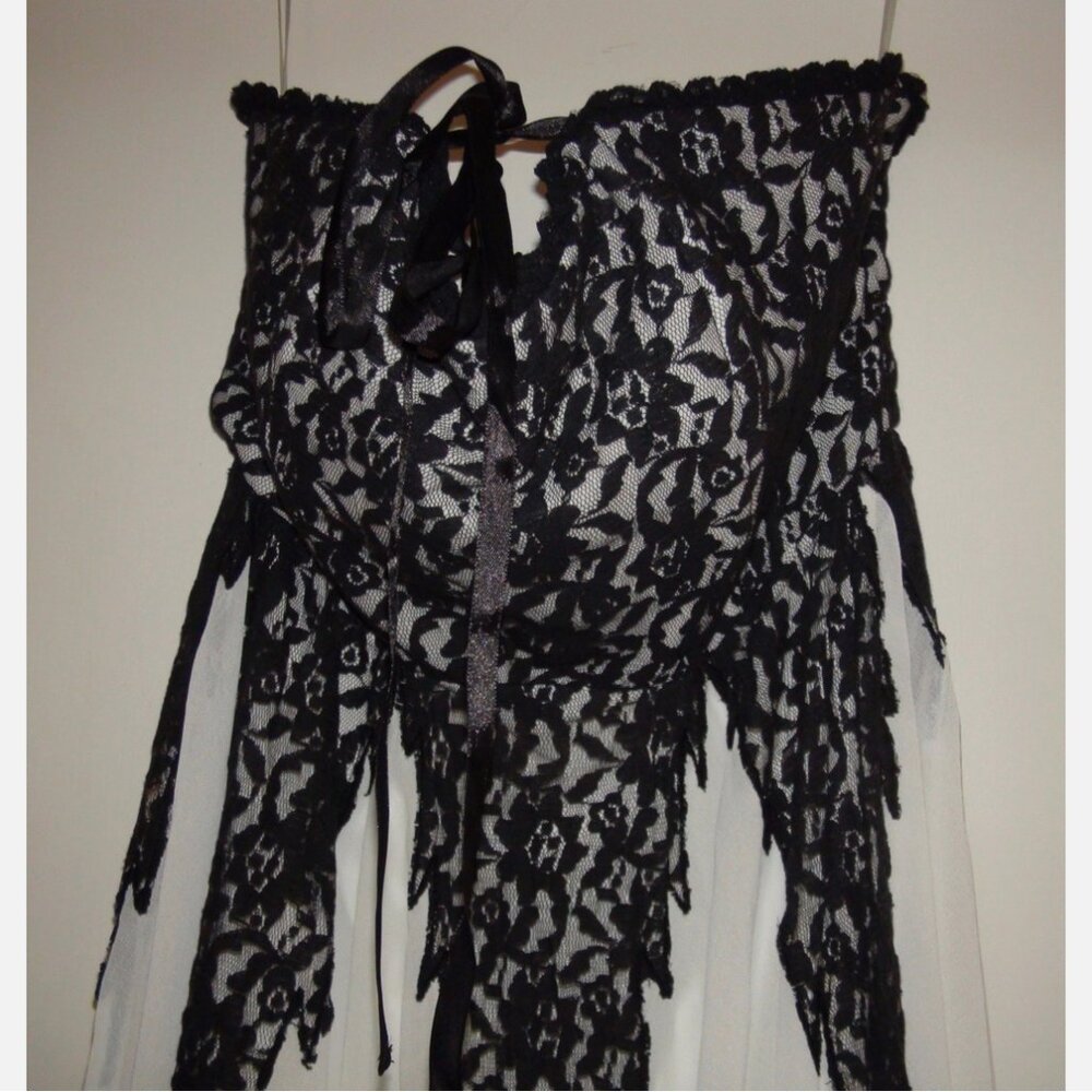 NWOT Free People Freda Midi Flared Ball Gown Ivory Combo - Picture 11 of 12